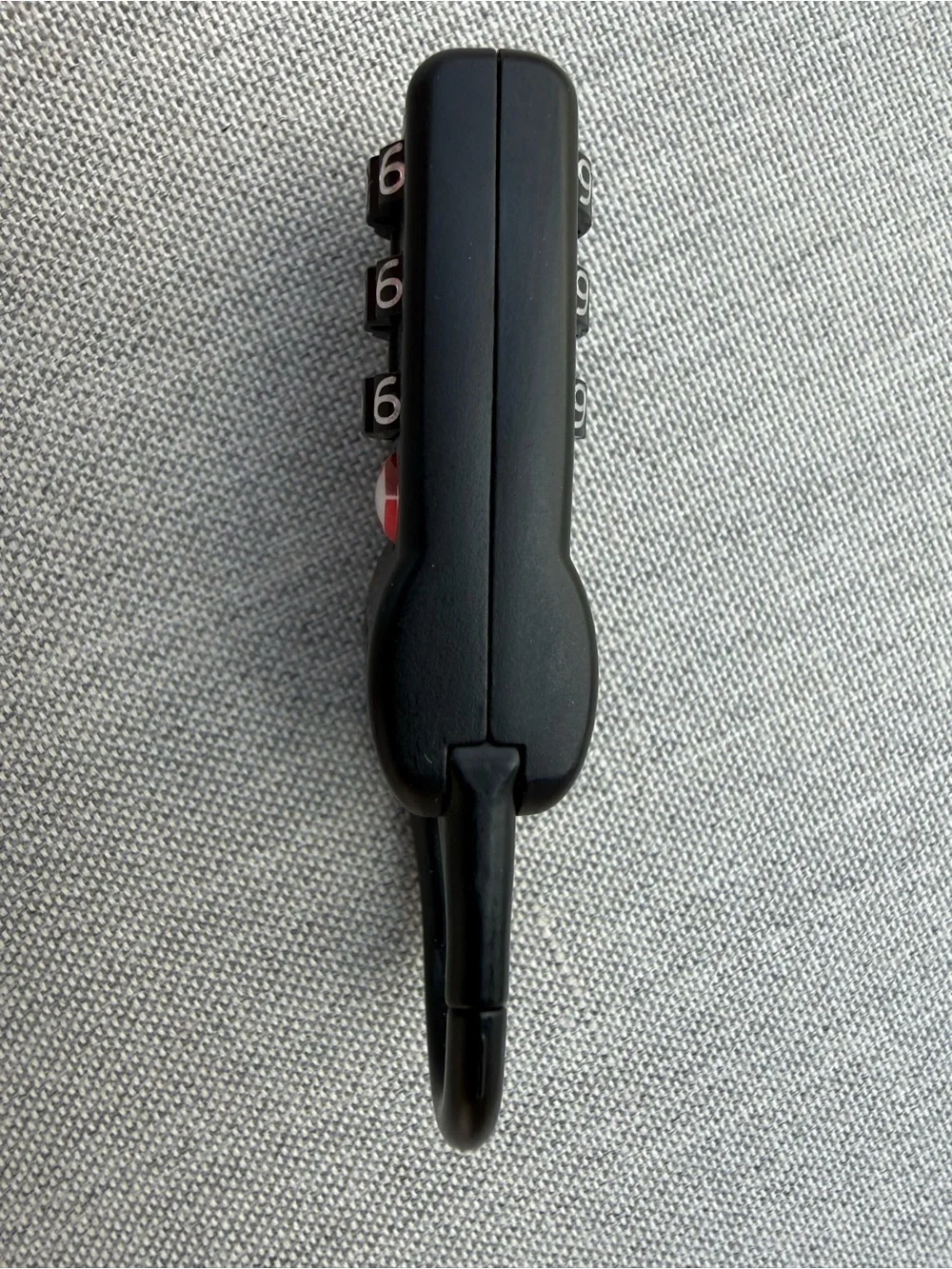 NEW TUMI ALPHA Metal TSA Complaint Luggage Combination Clip Lock - MATTE BLACK